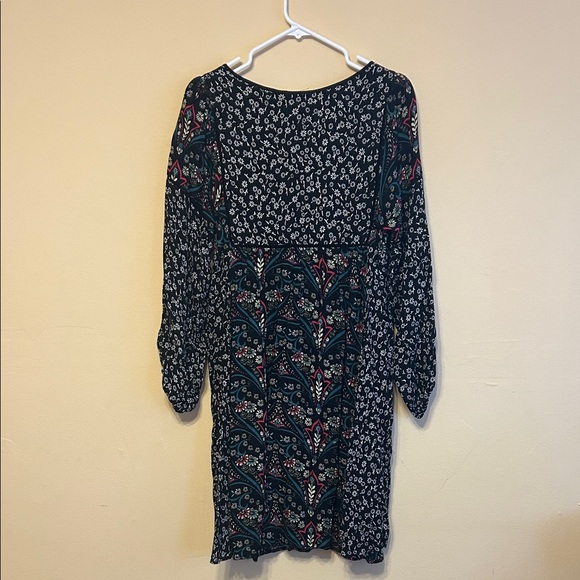 Sundance Black Chelsea Morning Long Sleeve Swing Knee Length Dress - Picture 5 of 5